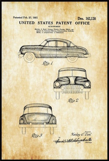 42cm *60cm Vintage Patent Pano