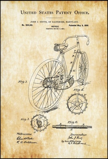 42cm *60cm Vintage Patent Pano