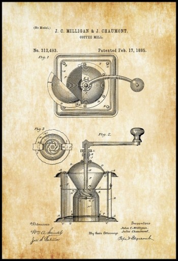 42cm *60cm Vintage Patent Pano