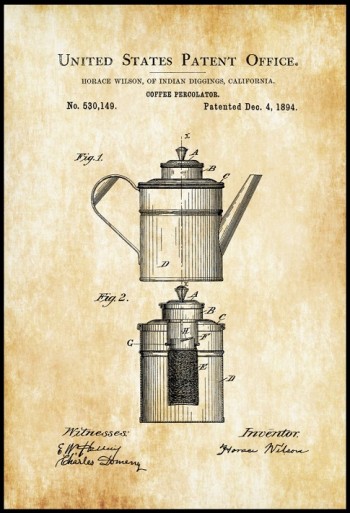 42cm *60cm Vintage Patent Pano