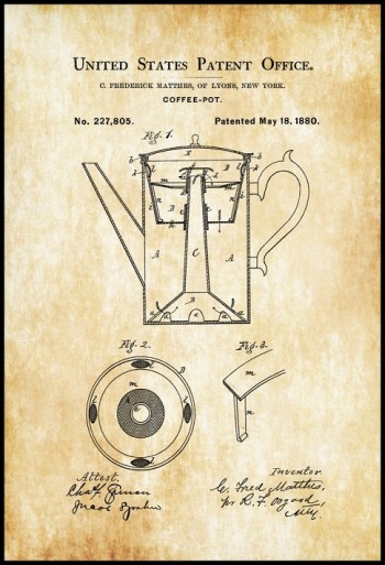 42cm *60cm Vintage Patent Pano