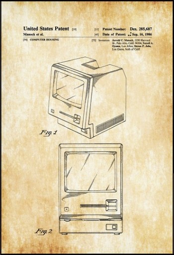 42cm *60cm Vintage Patent Pano