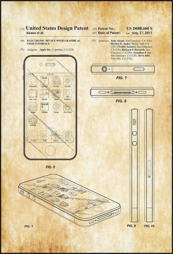 42cm *60cm Vintage Patent Pano