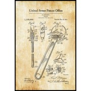 42cm *60cm Vintage Patent Pano