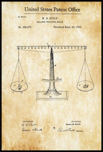 42cm *60cm Vintage Patent Pano