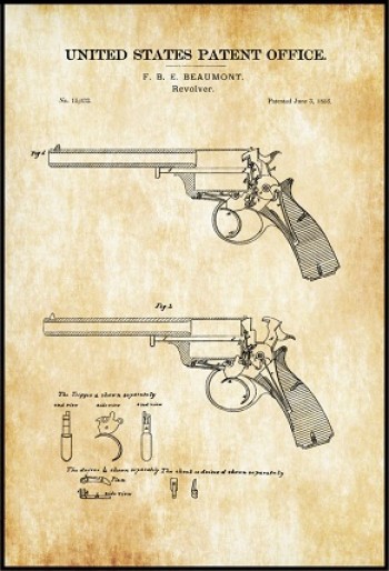 42cm *60cm Vintage Patent Pano