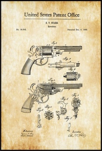 42cm *60cm Vintage Patent Pano