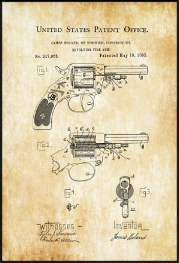 42cm *60cm Vintage Patent Pano