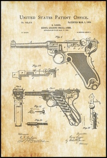 42cm *60cm Vintage Patent Pano